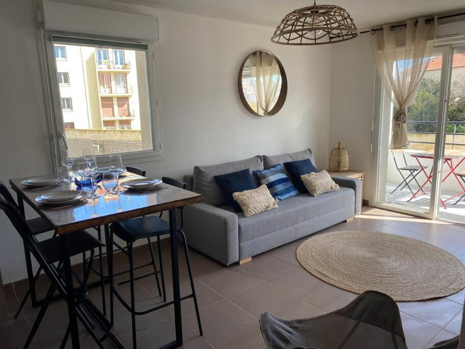 Apartamento Cosy T3 Gare Terrasse + Parking Sète Exterior foto