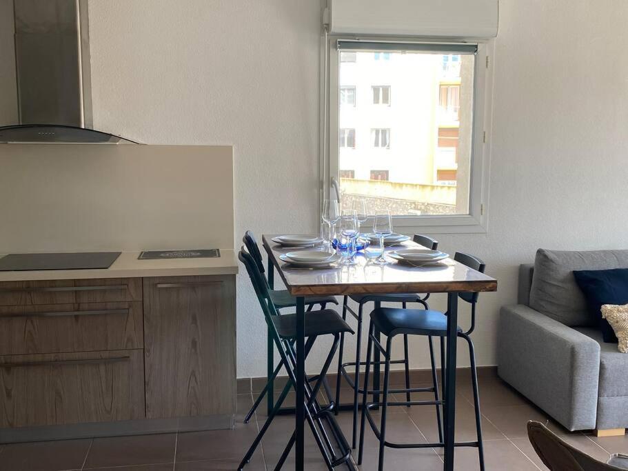 Apartamento Cosy T3 Gare Terrasse + Parking Sète Exterior foto